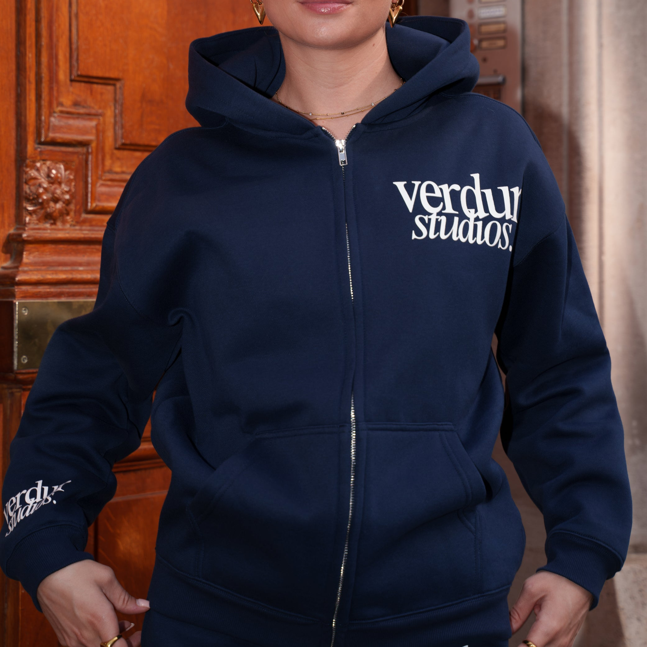 Verdur Studios Vest Navy