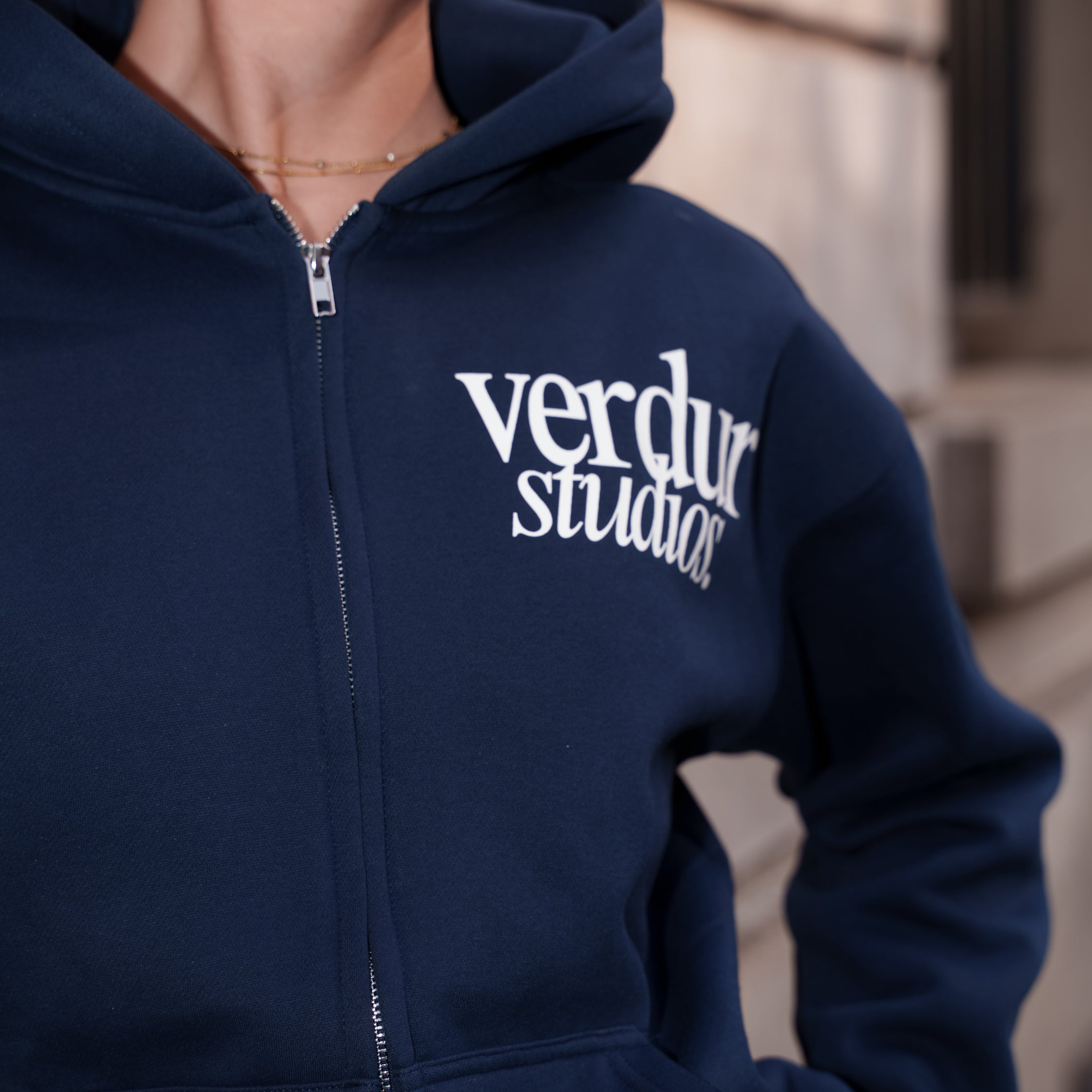 Verdur Studios Vest Navy
