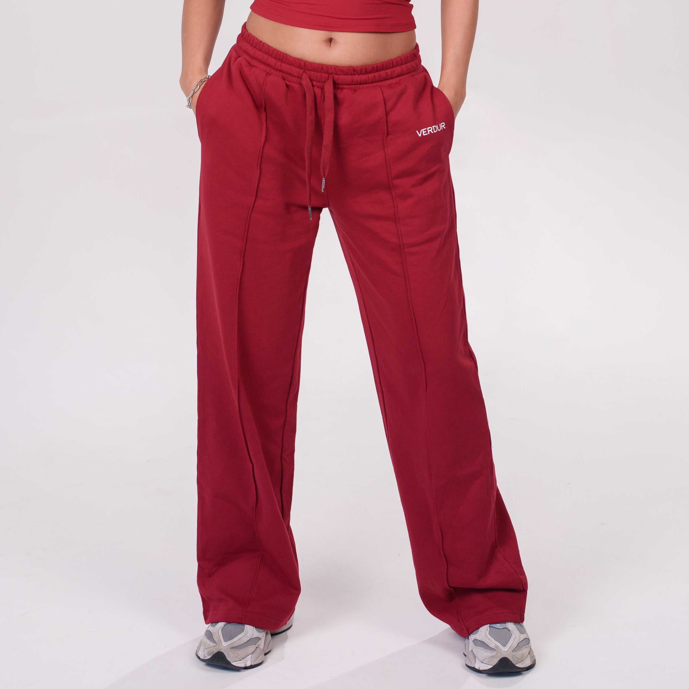 Unite Joggers Rood