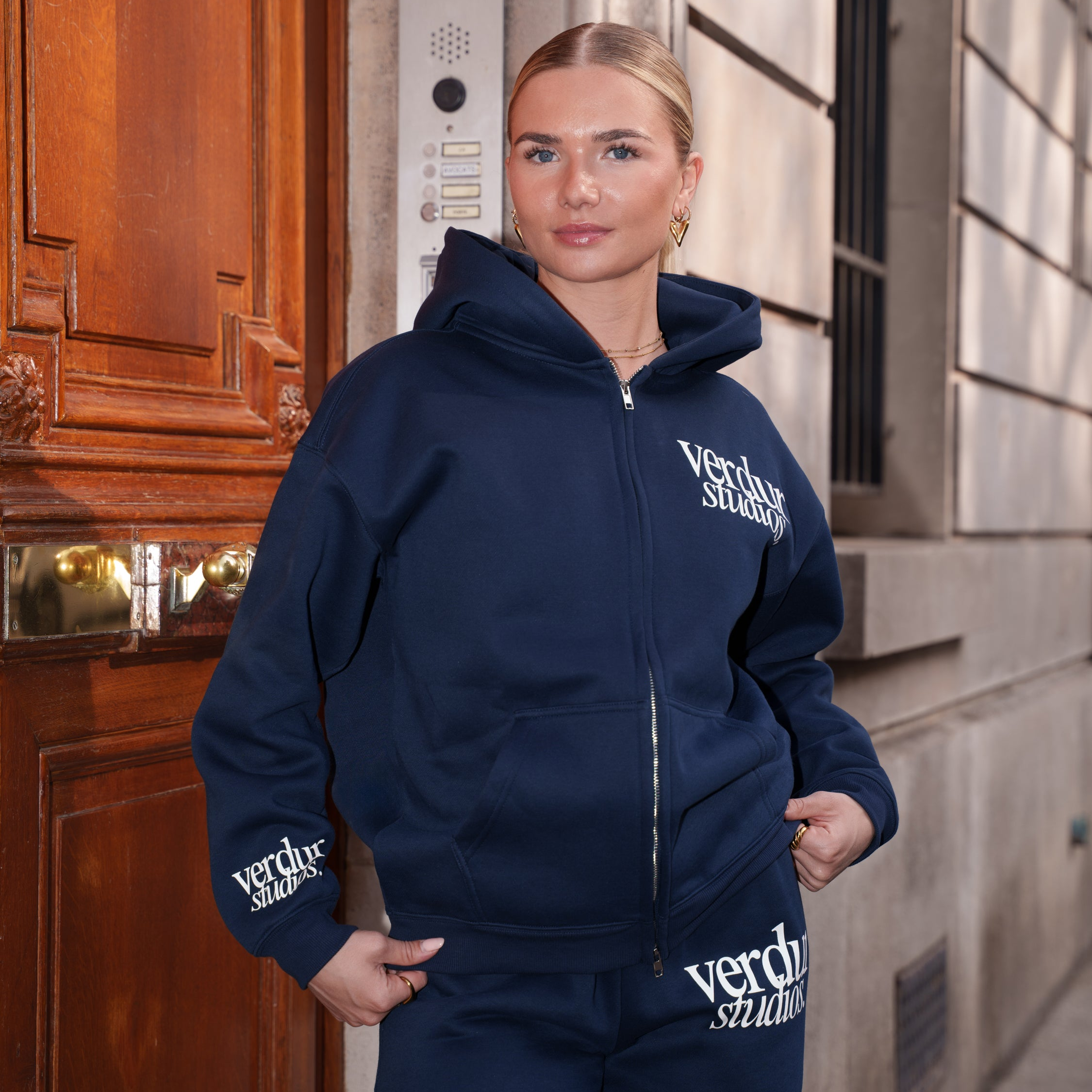 Verdur Studios Vest Navy