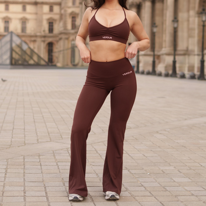Flared Leggings Coffee