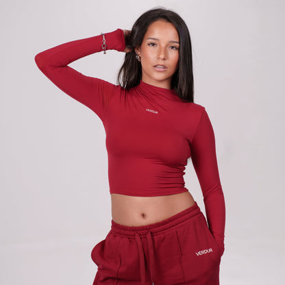 Unite Longsleeve Kersenrood